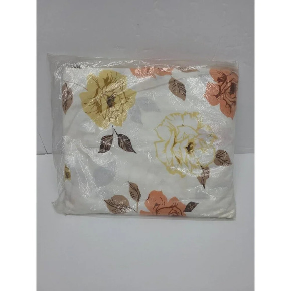 Vintage Sears Twin Fitted Bottom Sheet New Old Stock Made in USA Allover Print - Picture 3 of 3